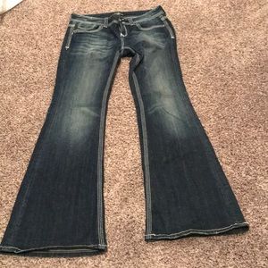 Like new express flare size 8 jeans